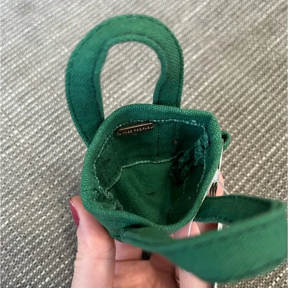 Free People (NWT) Green Mini Caravan Bag Charm. Keychain or Ring - Picture 5 of 5